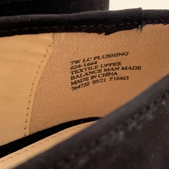 NWT Flats Size 7w Black Liz Claiborne - Picture 11 of 14